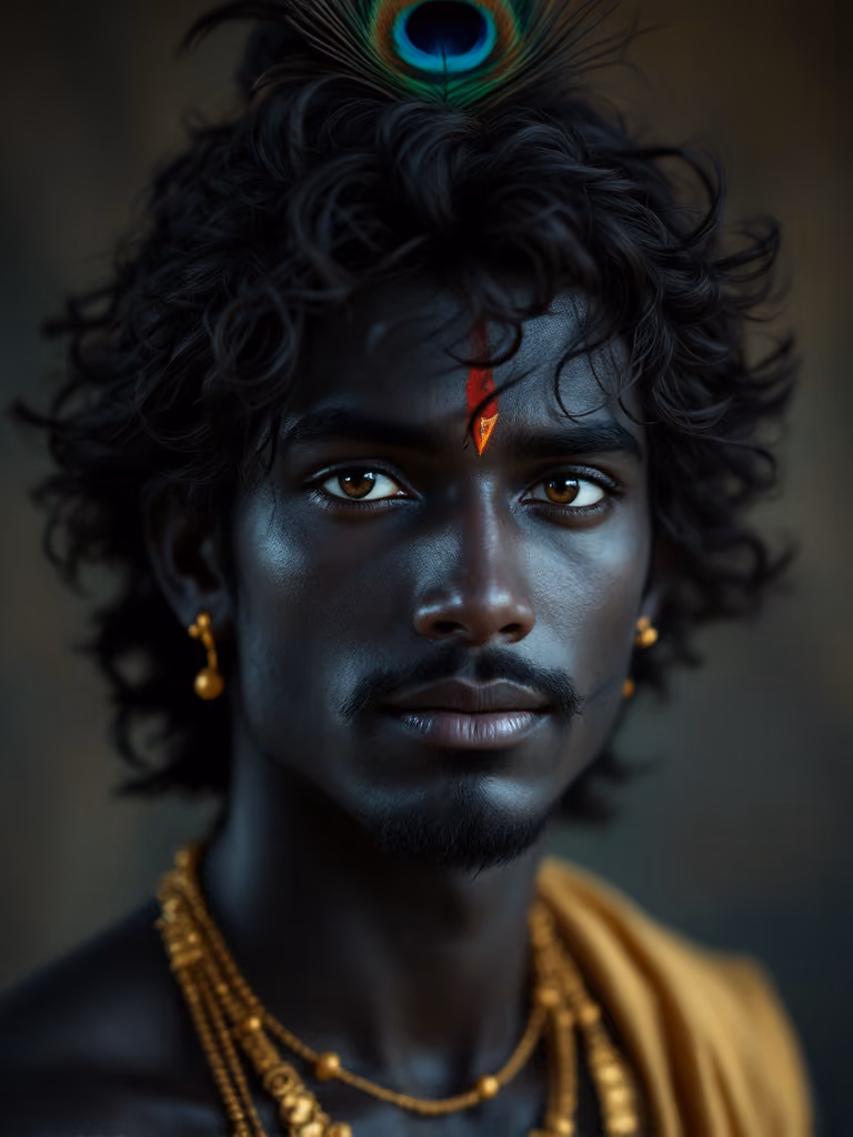 Portrait of Krishna