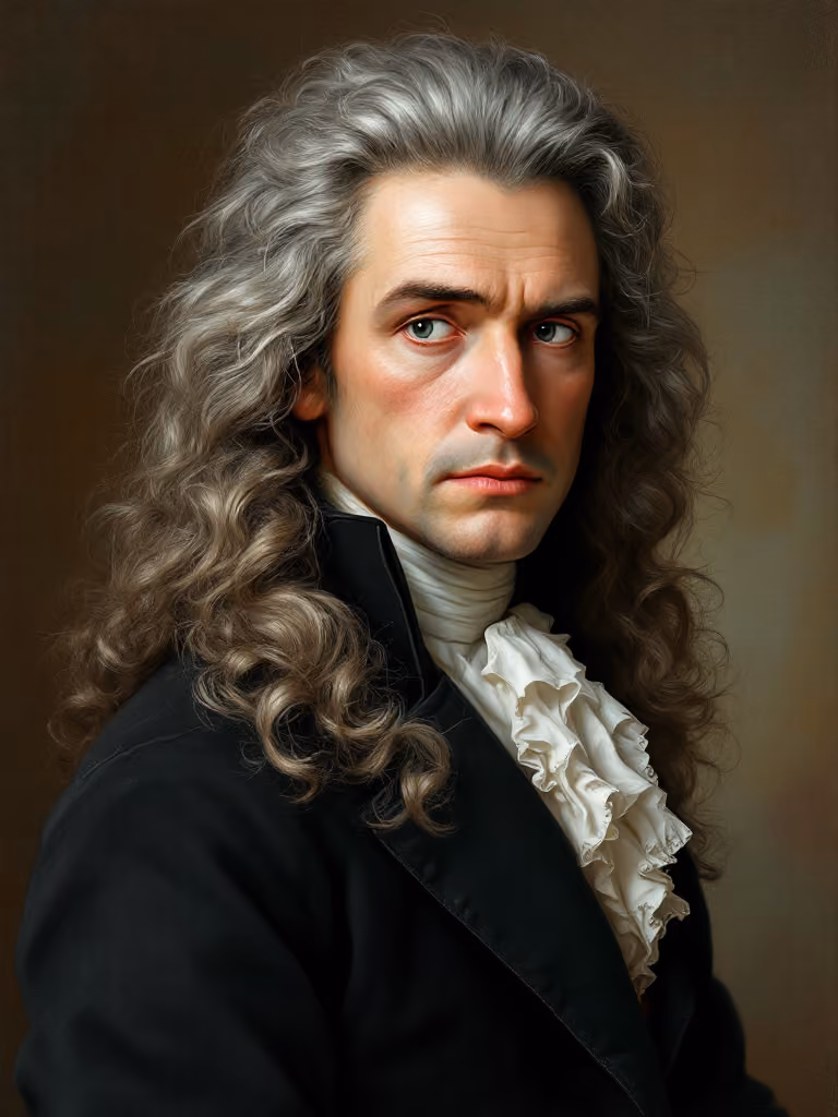 Portrait of Isaac Newton